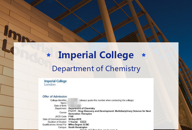 恭喜付同学荣获帝国理工录取